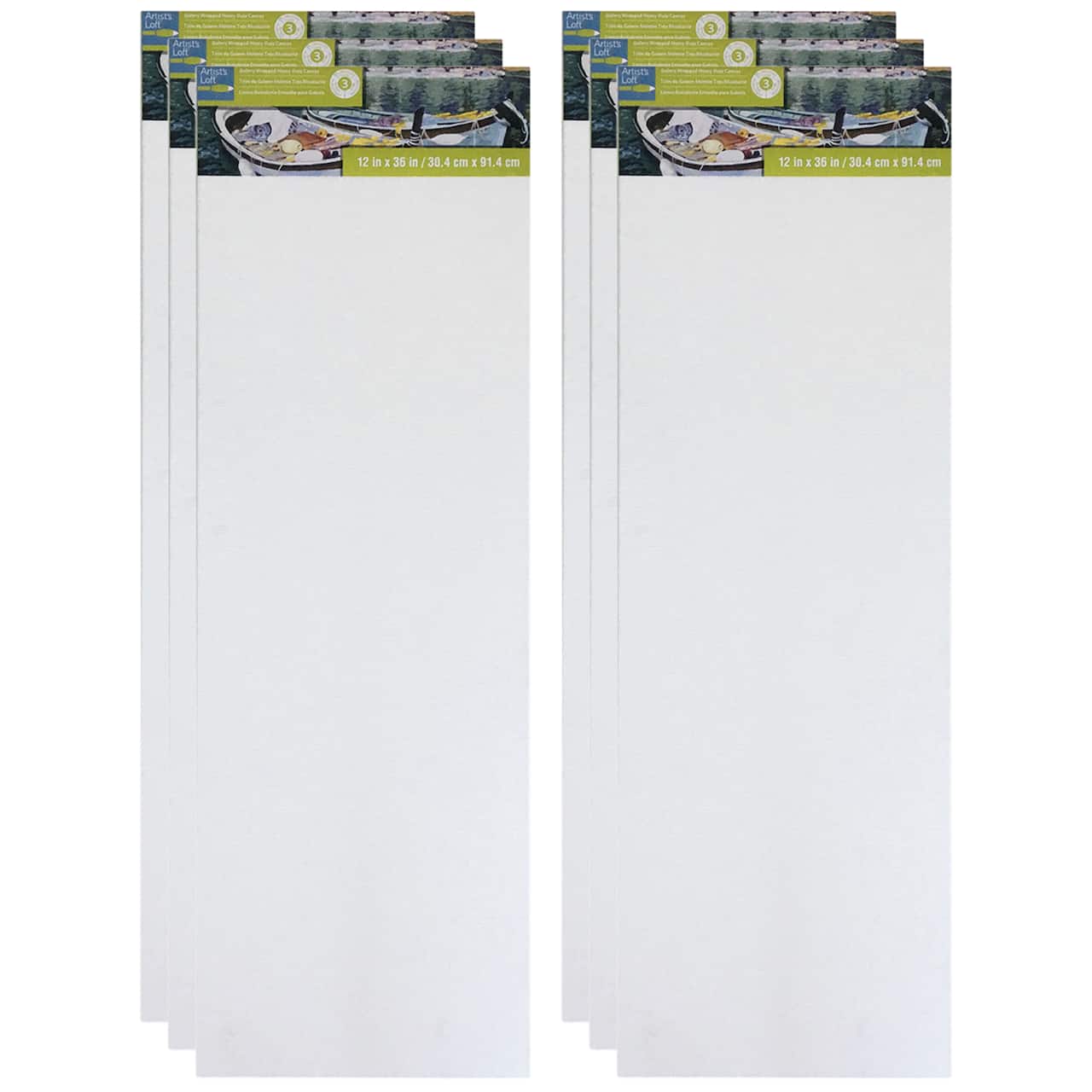 6 Pack: Level 3 Gallery Wrapped Heavy Duty Canvas by Artist's Loft®